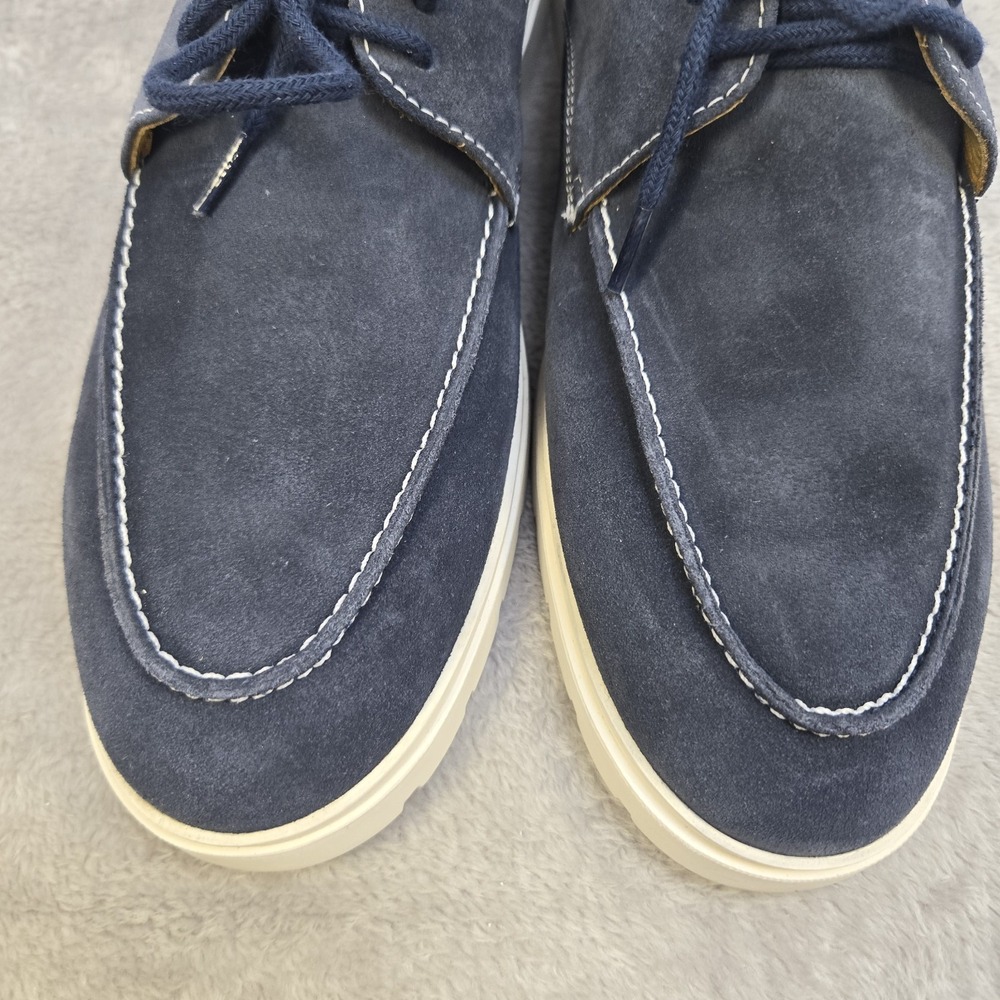 Marc Joseph New York Mens Clark Street Derby Size 11 Navy Suede Lace Up - Picture 3 of 11